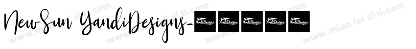 NewSun YandiDesigns字体转换